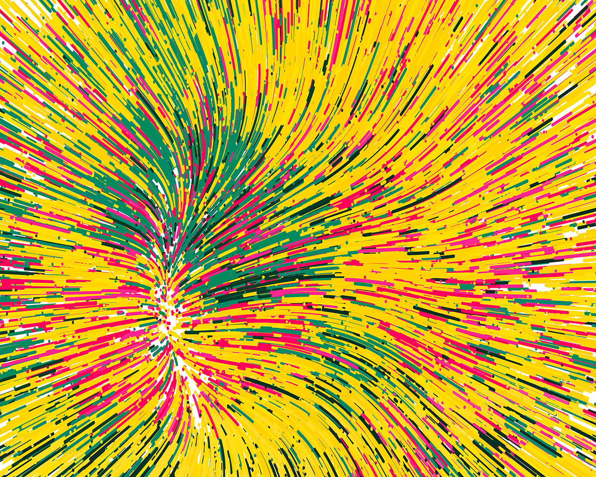 Other Fields — generative flow field print series