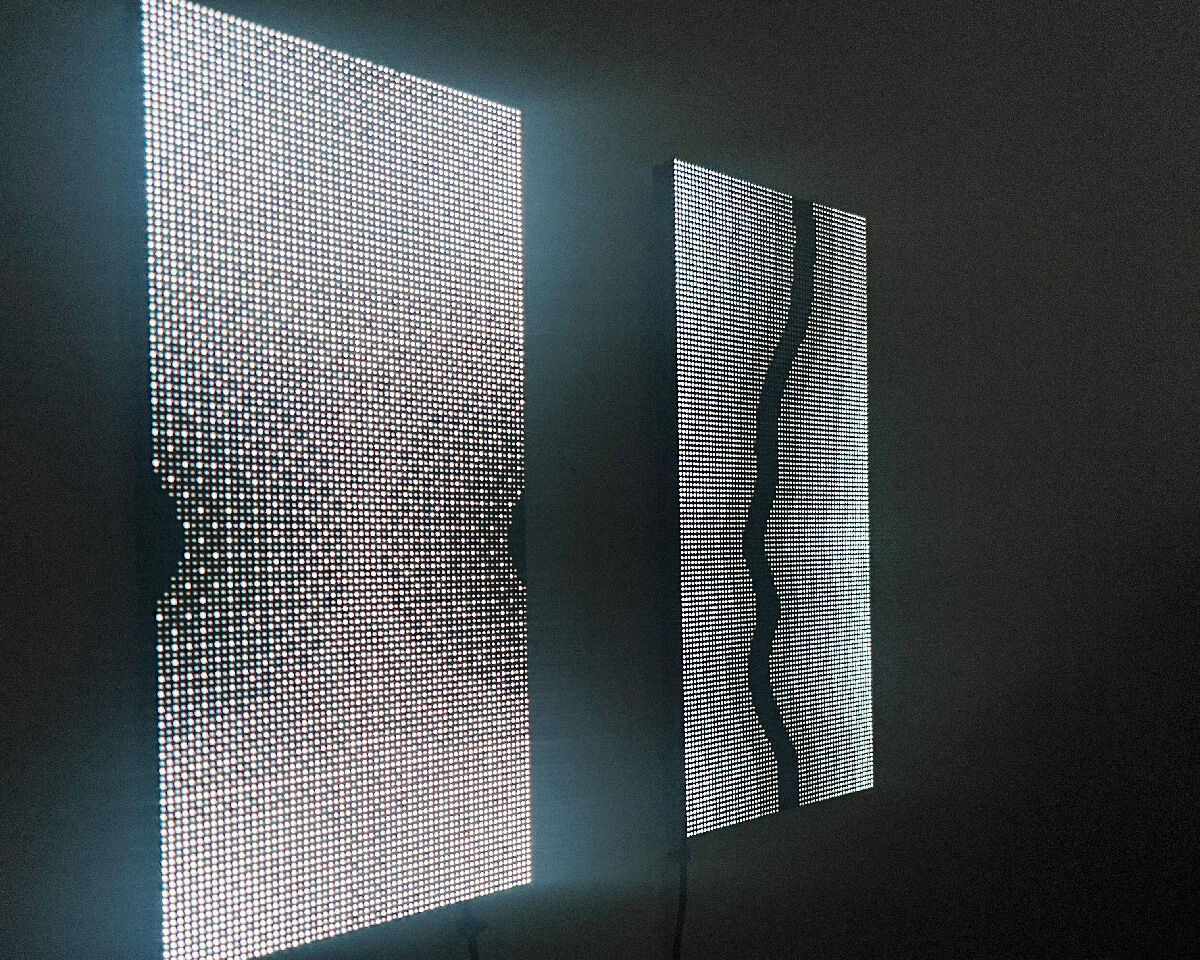 Shift Register — LED sculpture generating patterns of light and rhythm